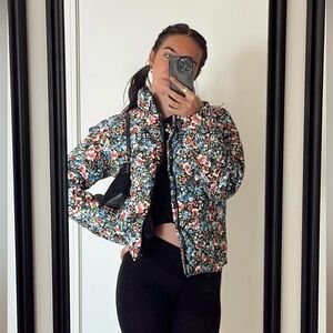 Floral Puffer Jacket